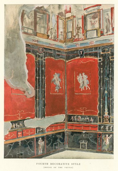 Quarto Stile Decorativo, Casa dei Vettii da Unbekannt Unbekannt